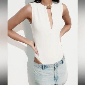 ZARA STRAP FITTED BODYSUIT